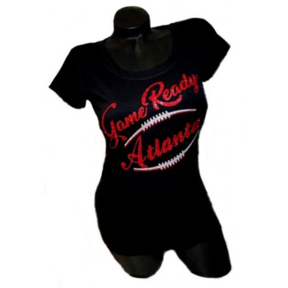 Game Ready in Atlanta Black Fitted Spandex Tee.
